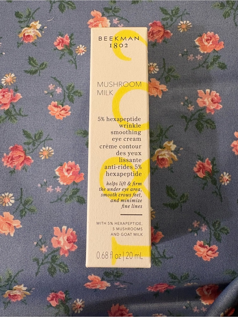 NWT Beekman 1802 Mushroom Milk Under Eye Wrinkle Smoothing Eye Cream